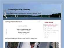 Tablet Screenshot of czartery.czartery.eu