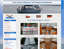Tablet Screenshot of charter.czartery.eu
